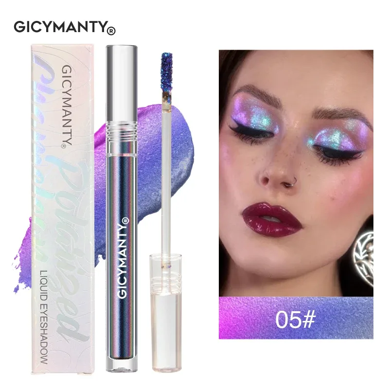 Polarized Chameleon Liquid Eyeshadow Shimmer Glitter Long Lasting Waterproof Multi-Use Eye Highlight Blusher Makeup — image 11