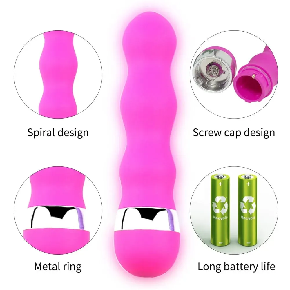 Valósághű vibrátor varázsmasszírozó pálca Hüvelyklitorisz stimulátor G Spot AV Stick Rod 18 felnőtt szexjáték női pároknak