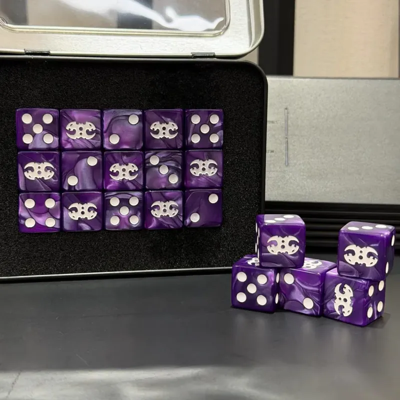 15PCS 16mm/0,63inch D6 Wargaming sada kostek pro stolní miniatury hry Sledování poškození armádní frakce žetony kostek — image 22