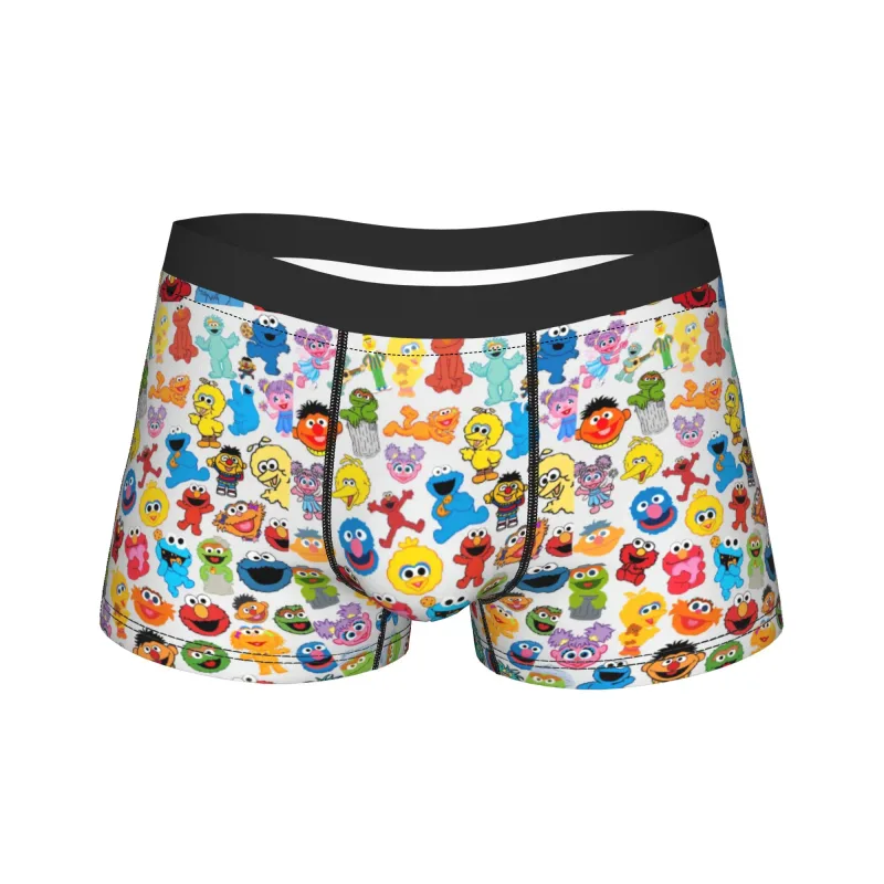 S-Sesams Straten Tango Elmo & Grover Ondergoed Mannen Shorts Slips Grappige Boxershorts Kwaliteit Douane Oversize Slipje — image 14