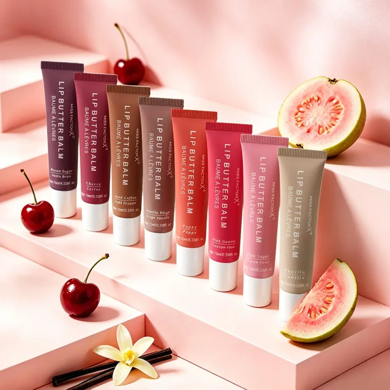 24τμχ 8 Χρώματα Ενυδατικό Βούτυρο Lip Gloss Σετ δώρου Ενυδατικό γυαλιστερό φινίρισμα για καθημερινό μακιγιάζ και δώρο γιορτών — image 6