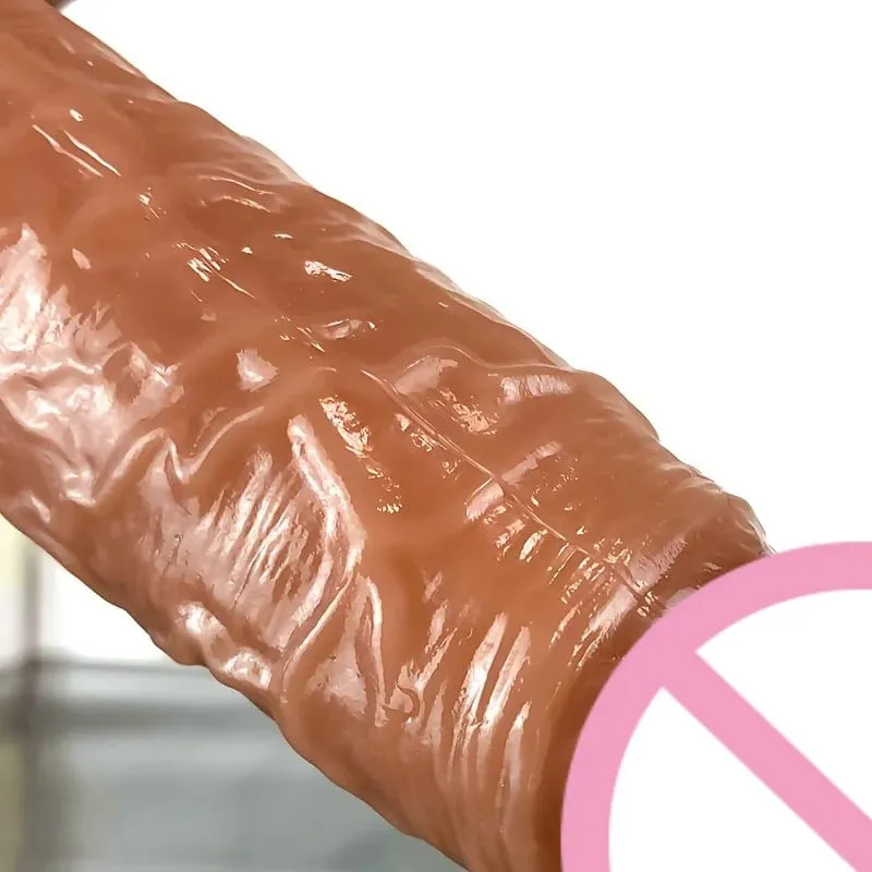 Realistiska mjuka dildos med stark sugkopp Onani Stor G-punkt Dildosexleksak Lämplig för kvinnor och par Vagina Anal Stimulator Vuxna Sexleksaker för kvinnor Erotisk dildo Penis Analplugg Kvinna Män Penis Vuxen Spel Nybörjare Anal Dil — image 8