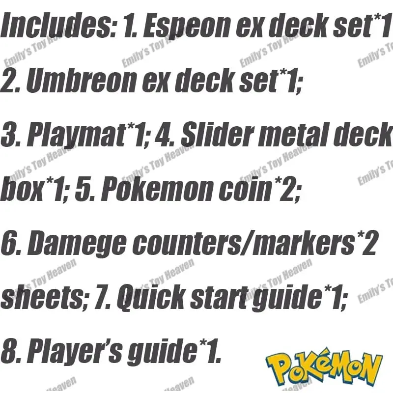 Przedsprzedaż nowy autentyczny tradycyjny chiński Pokemon 30. uroczystość Espeon Umbreon zestaw talii PTCG karty kolekcjonerskie prezent