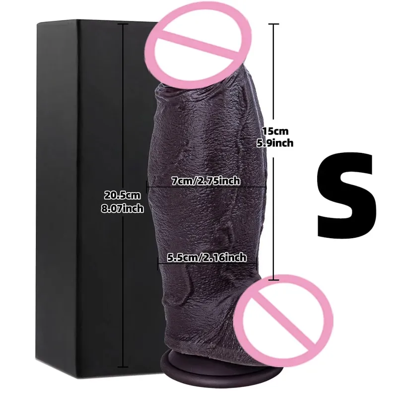 Realistic Big Dildo Huge Fake Penis With Suction Cup Flexible Artifical Dick Female Vagina Anal Masturbation For Lesbain Sex Toy — image 20