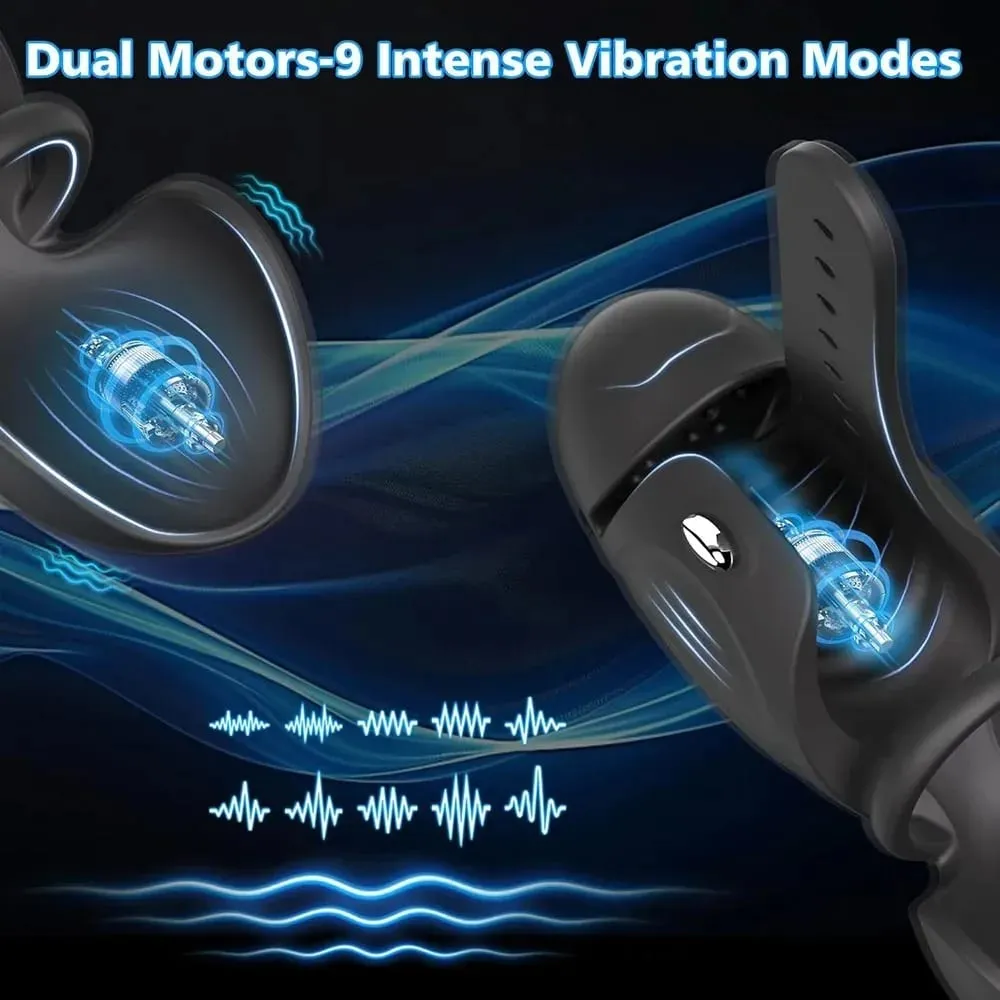 4-in-1 Adjustable Male Masturbator Penis Vibrator Trainer Penis Exerciser Stroker with Cock Ring Testicle Masturbators Sex Toys — image 2