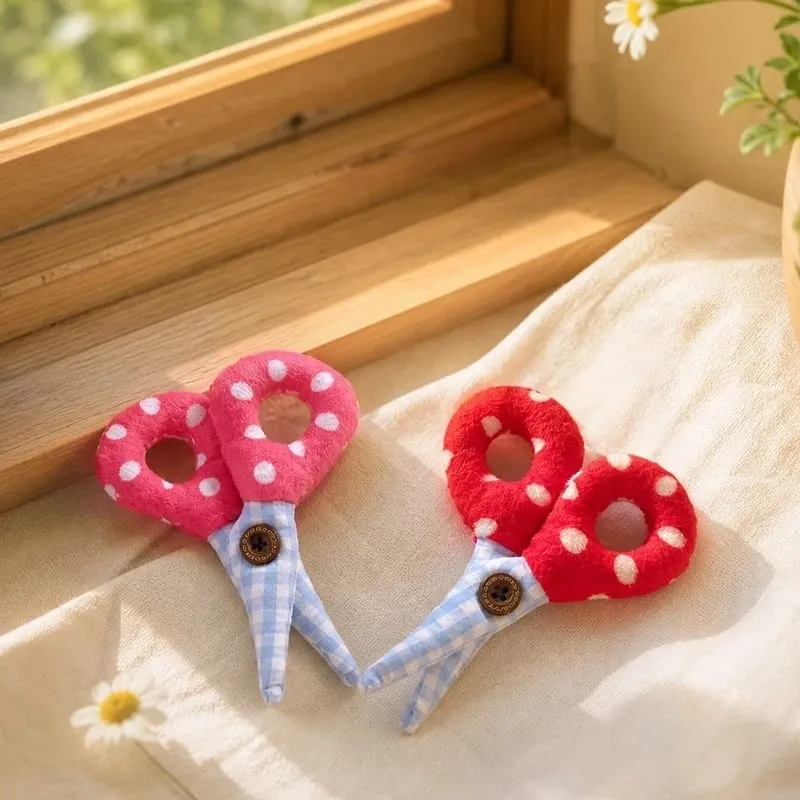 Scissors Plush Pillow Cos Gwen Cute Creative Simulation Cloth Scissors Stuffed Toy Soft Cushion Funny Stress Relief Gift — image 7