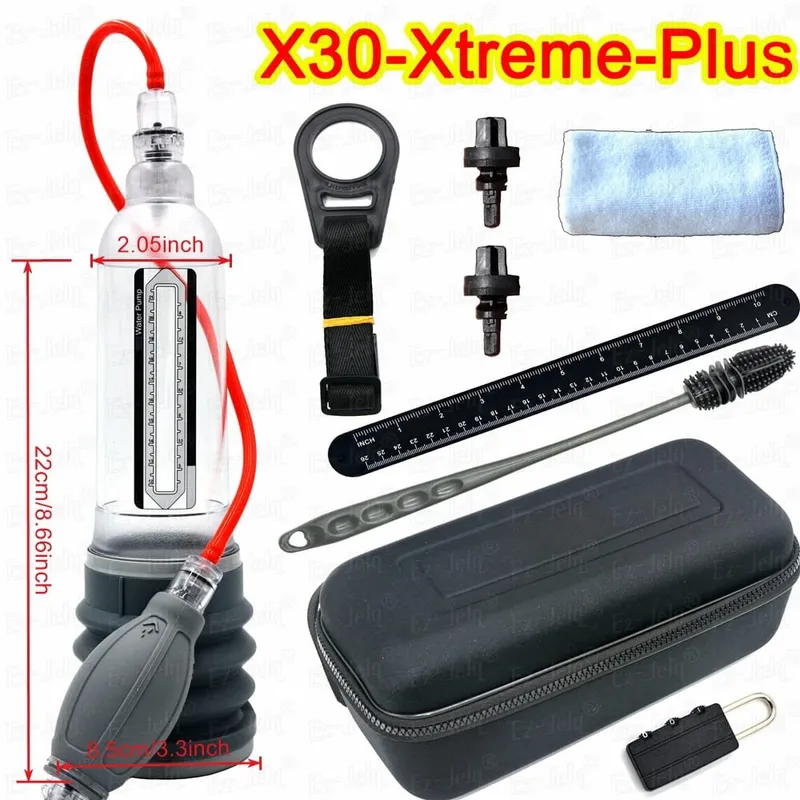 Péniszhosszabbító peremfeszítő pumpás szexjátékok férfi pénisz gyakorlópánt Dick-nagyítók Pro Quick Extender Pro 18+ — image 22