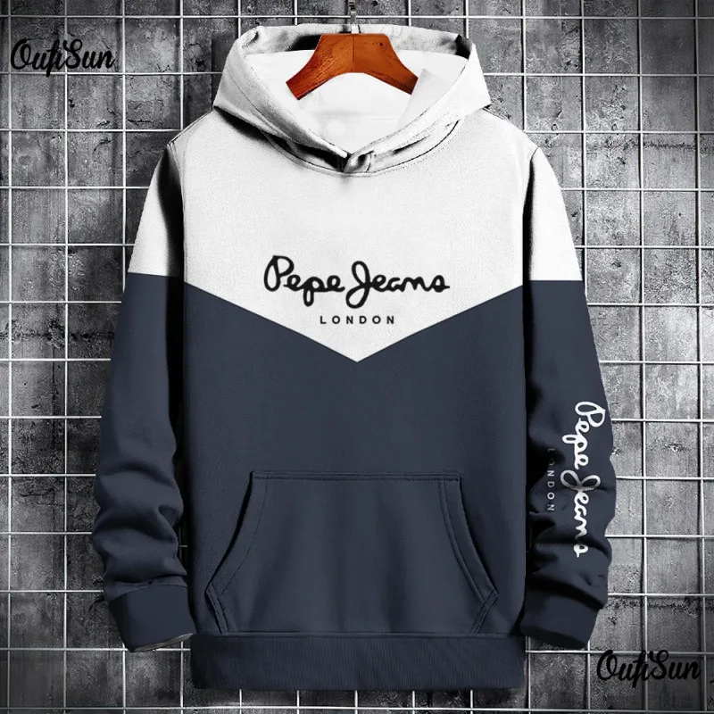 Autumn and Winter Casual Men's Hoodies Funny Splice 3D Print Sweatshirts Outdoor Sports Pullover Fashion Trend y2k Clothes Tops — image 7