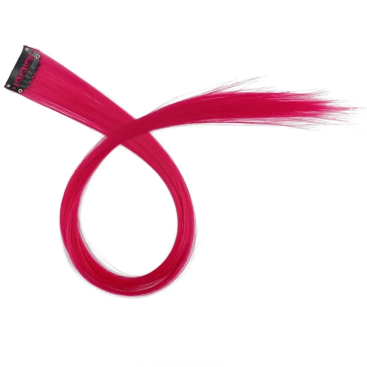 45cm Straight Clip‑on Synthetic Hair Pieces One‑Piece Bright Color Hair Extension Clips DIY Cosplay Hair Accessories — image 21