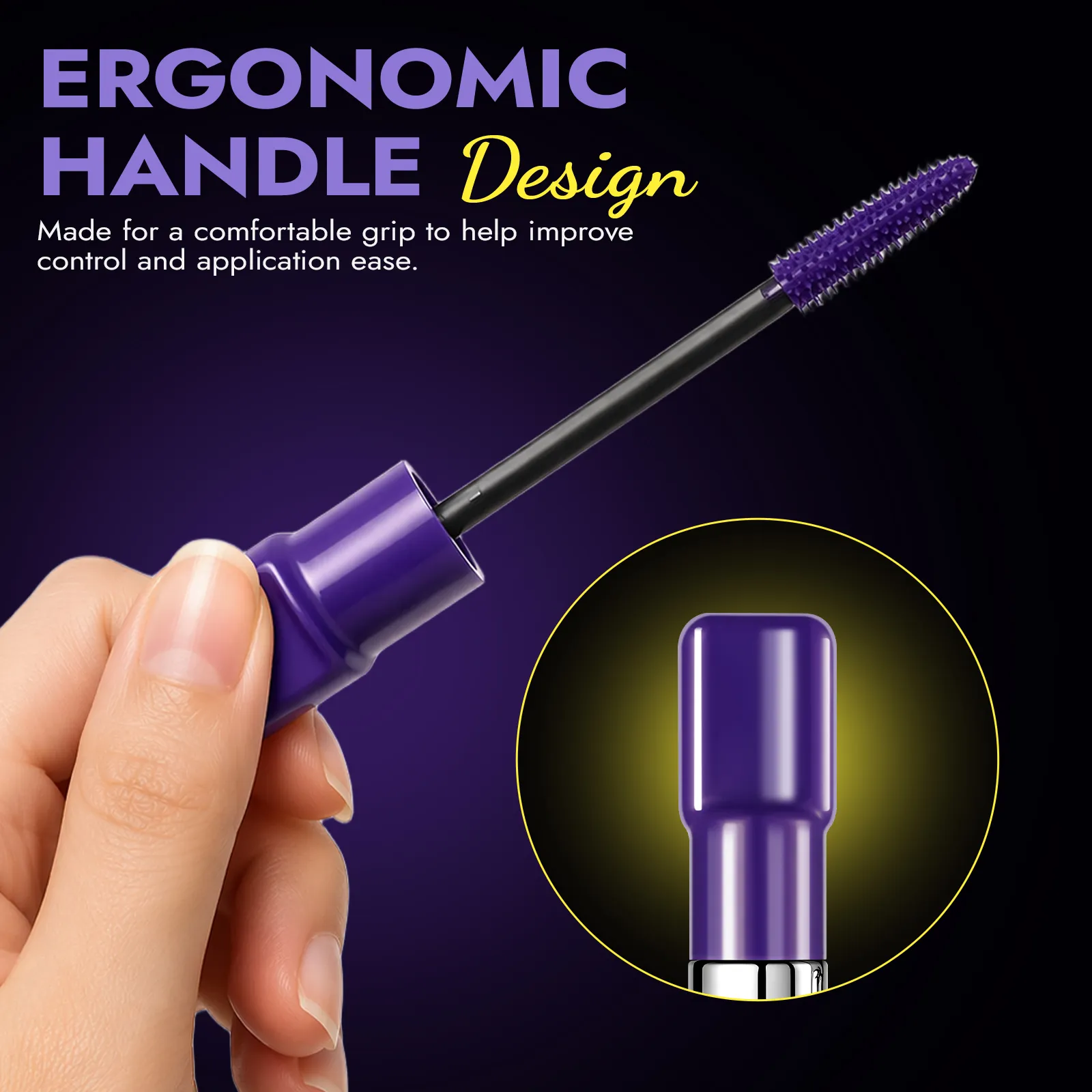 Silk Fiber Matte Blue Mascara Berus Besar Berwarna-warni Memanjangkan Bulu Mata Kalis Air Tahan Air Cepat Kering GreenPink Curling Mascara Makeup — image 6