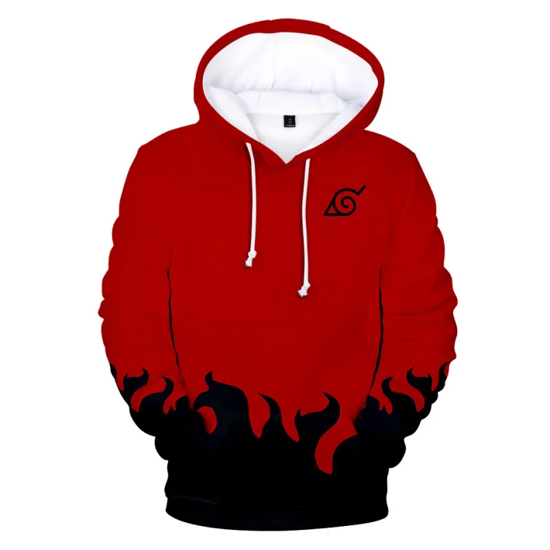 Bandai Naruto 3D Anime Hoodie – Men's Streetwear Cosplay Harajuku & Y2K Style – Trendy & Comfortable — image 5