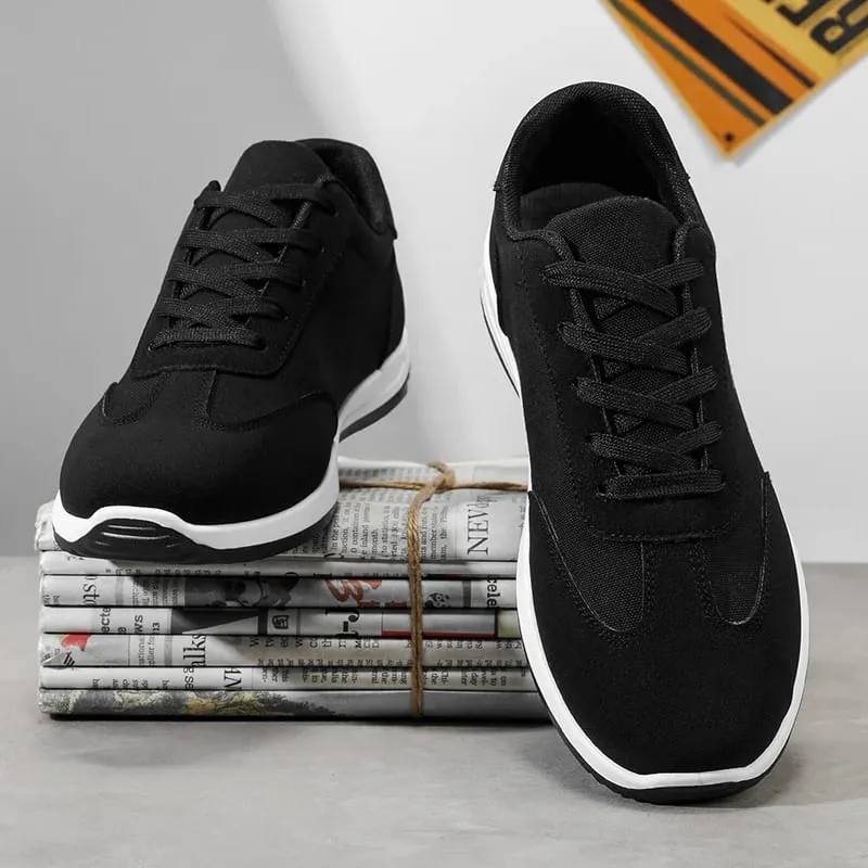 Chaussures pour hommes Printemps et automne Chaussures à la mode Nouveaux modèles transfrontaliers Blanc Noir Rouge Chaussures de sport à semelles souples respirantes Chaussures basses polyvalentes pour hommes