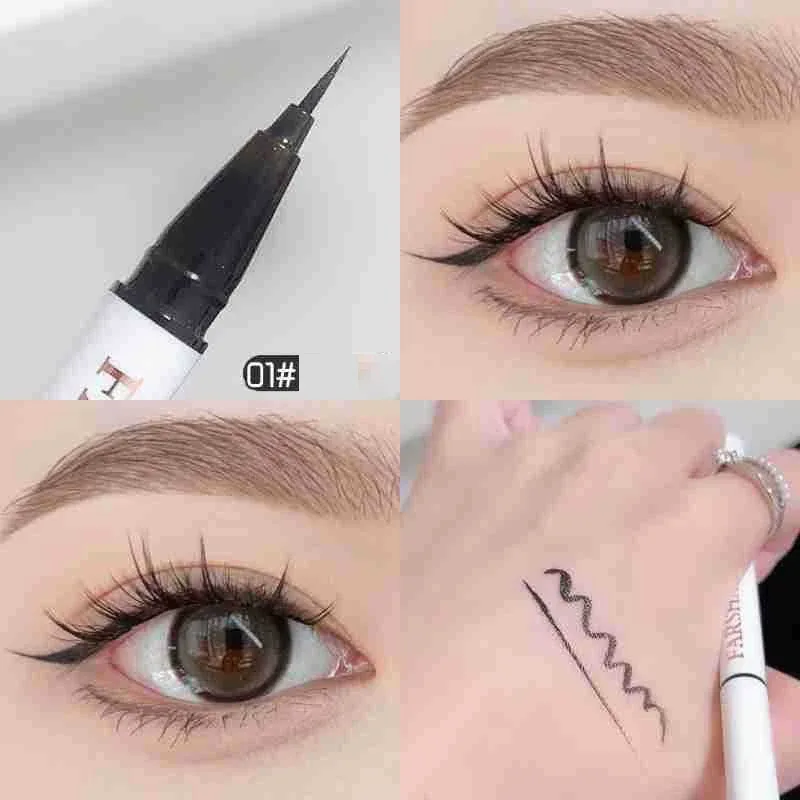 12 สีปากกาอายไลเนอร์กันน้ำ Ultra-Fine Tip Liquid Eyeliner Long-Lasting Eye Liner Quick-แห้งแต่งหน้าสีสันสำหรับคอสเพลย์ — image 9