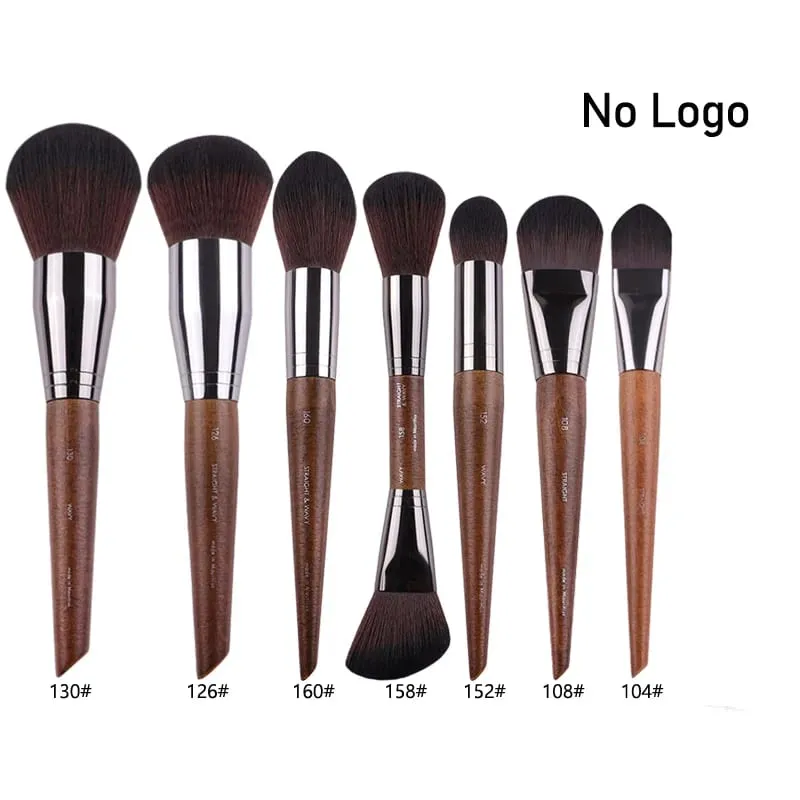 Přírodní dřevo štětce na líčení očí celá sada Pro Crease Eyeshadow Make up kit rozmazání zvýrazňovač obočí Štětec na řasy praktický — image 10
