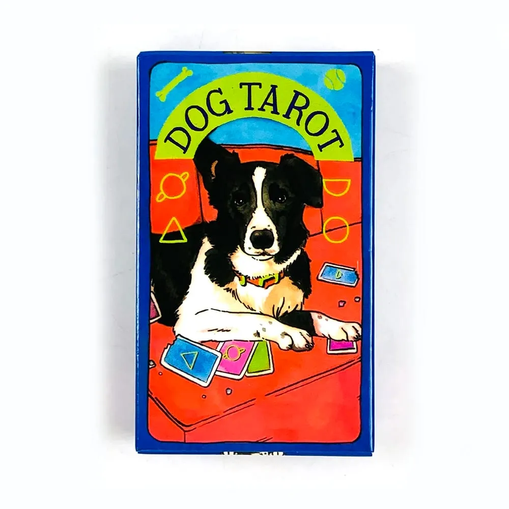 Dog Tarot Cards Cute Dog Theme Tarot Deck 78 Cards Divination Game Cards Game for Fate Prediction Family Party Leisure Game