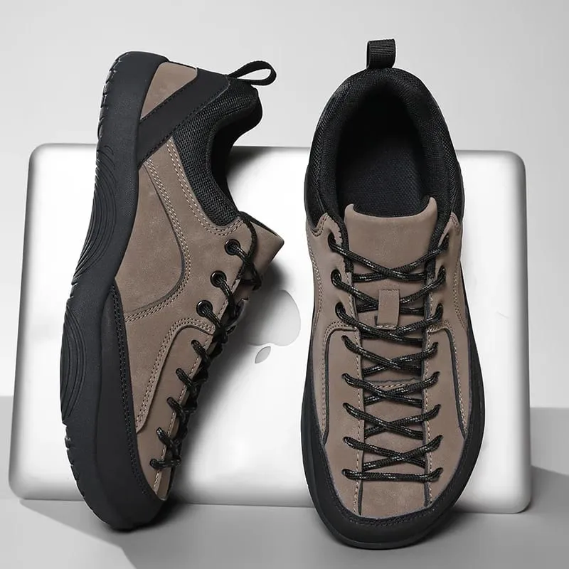 Unisex Barefoot Wide Toe Running Shoes Minimalist Artificial Leather Walking Sneakers Lace Up Lightweight Breathable Shoes — image 3