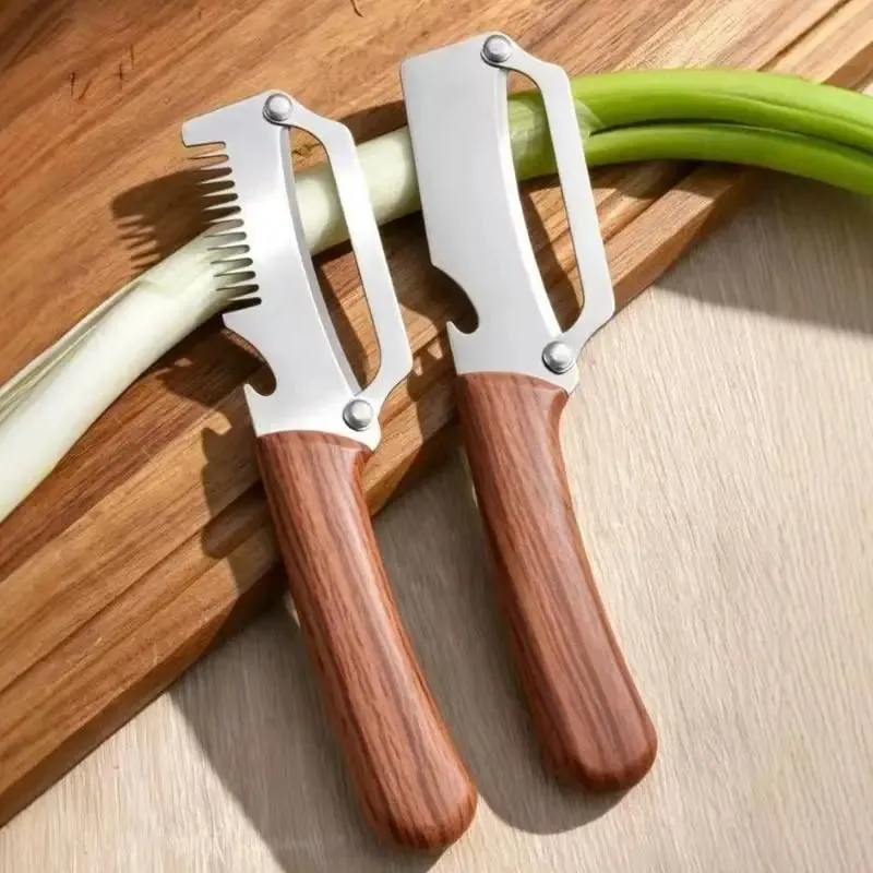 Práctico accesorio de cocina con pelador de verduras 2 en 1 y abridor de botellas 3 en 1, ideal para cocinar de forma rápida y sencilla — image 7
