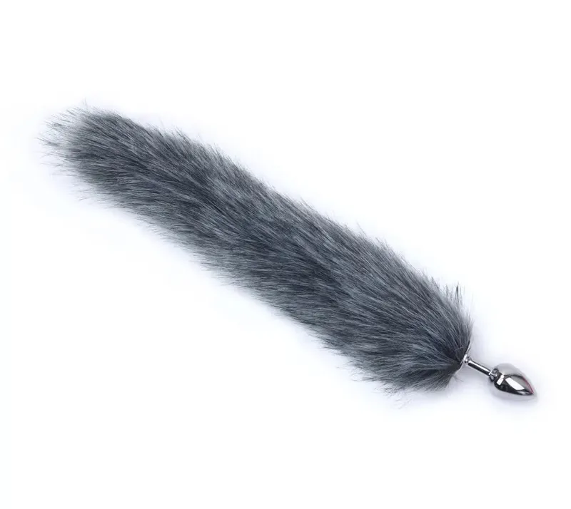 Rabbit Tail Fox Tail Metal Anal Plug Sex Toy adult Product for Woman Anal Plug Dog Tails Slave Cosplay Fetish Gear Accessories — image 18