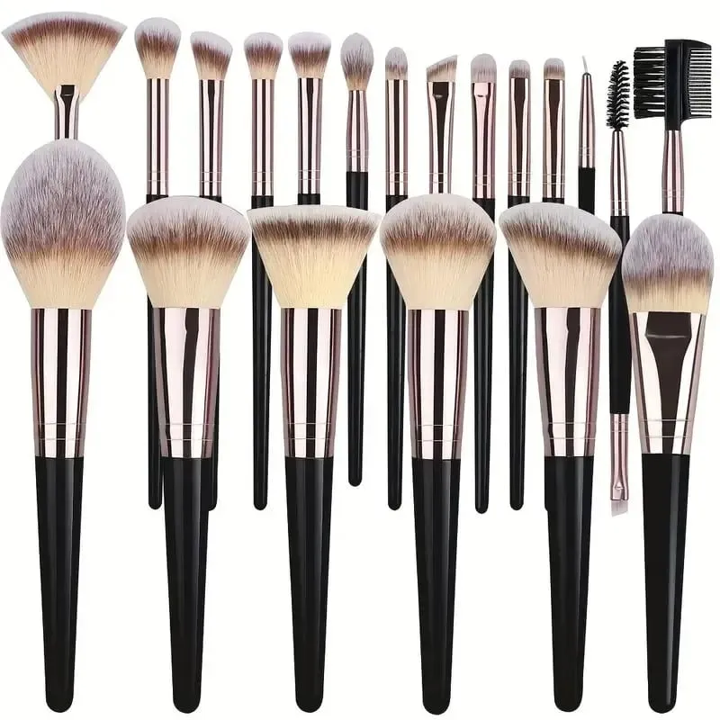 NYT 3-20 STK Makeup Børster Sæt Eye Shadow Foundation Concealer Blending Blush Brush Blød Fluffy Kvinder Beauty Tool Julegave — image 12