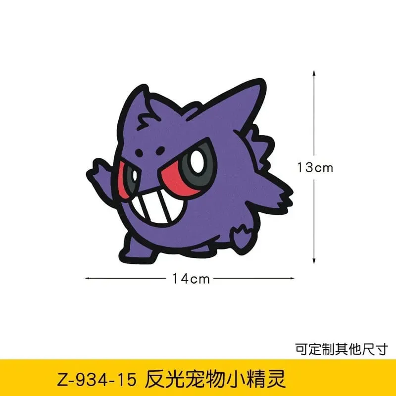20 stylów Pokemon naklejki samochodowe Anime rysunek Pikachu Gengar Eevee Charmander urocza lalka z kreskówek kreatywna naklejka urodziny prezenty — image 24