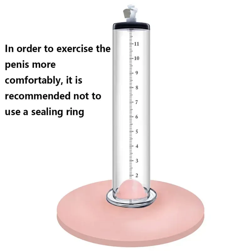 Male Penes Pump Manual Vacuum Penis Enlarger Sex Toys For Man Penis Enlargement Penile Extender Trainer Adults Sex Products 30cm