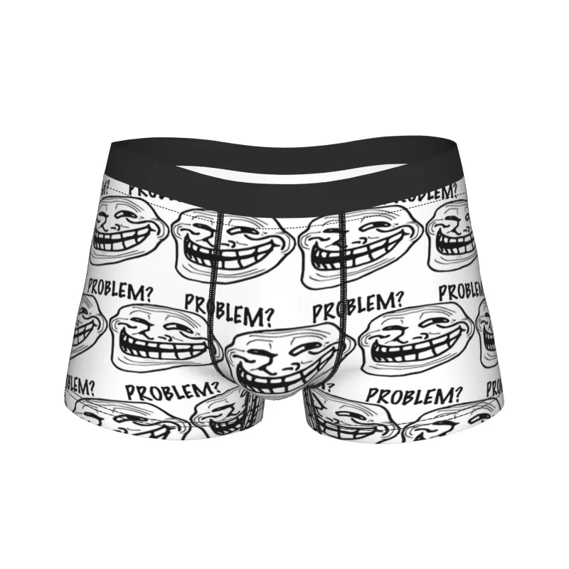 Rage Comic Trollfac Trunk Funny Anime Pouch Ondergoed Hot Koop Patroon Boxer Korte Comfortabele Heren Onderbroek Plus Size