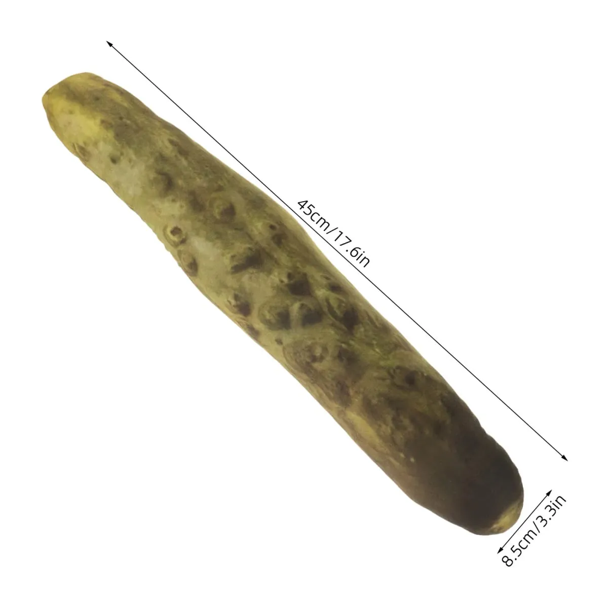 Pickle Pillow 45Cm Soft 3D Realistic Cucumber Shape Stuffed Cushion Funny Home Bedroom Living Room Nursery Decor Novelty Food