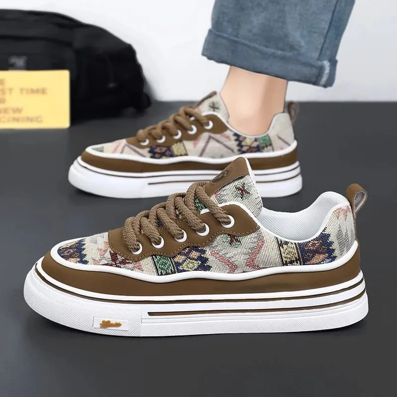 High Quality Men's Canvas Shoes New Sneakers Trend Hot Sale Comfortable Man Casual Shoes Outdoor Non-slip Breathable Men Shoes