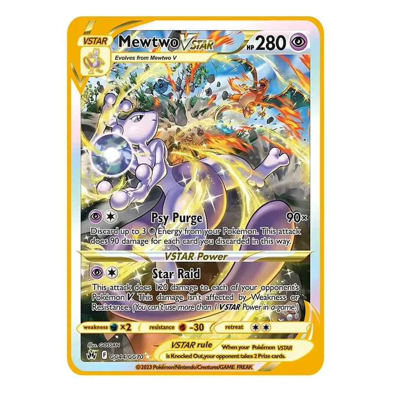 Fajna nowa metalowa karta Pokemon 10000 punktów Arceus Charizard Super karta angielski Mewtwo Lucario Greninja Lillie karty Anime — image 17