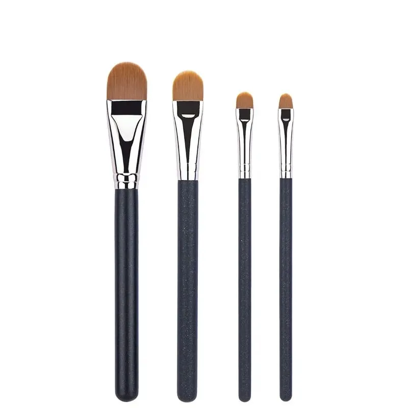4 Types Sizes Upgraded Ultra-thin Foundation Concealer Makeup Brush Professional Liquid Foundation Cream Concealer Make-up Tool — image 8
