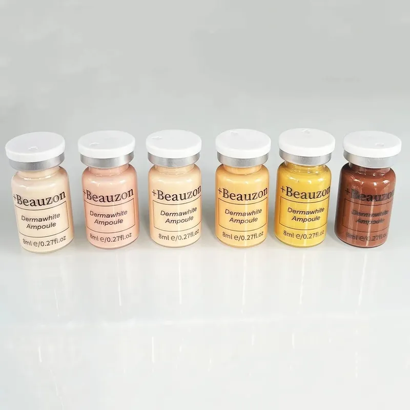 8ml บีบีครีม Hyaluronic Acid Facial Glow Serum Ampoule Essence Peptide Moisturizing Foundation Skin Rejuvenation Care Beauzon — image 12