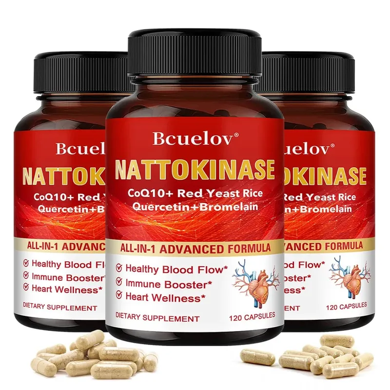 Nattokinase Capsules - Supports Heart and Circulatory Health Helps Maintain Daily Health Provides Energy Non-GMO — image 9