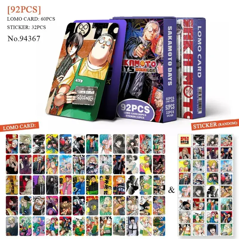 Tarjeta postal de Anime Attack on Titan‌ Lomo, juguete Haikyuu boticario diarios Honkai Star Rail, tarjetas de colección con pegatinas de regalo
