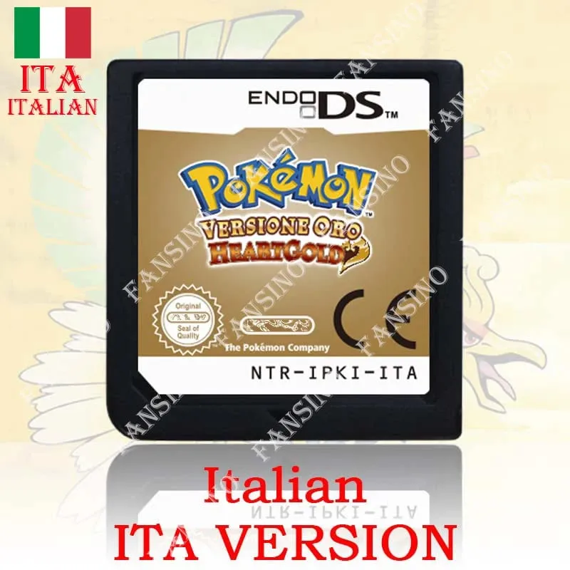 (미국 EUR AUS NOE ESP FRA ITA) 포켓몬 HeartGold SoulSilver 버전 고품질 정통 1:1 복제 DS 비디오 게임 카트리지 — image 18