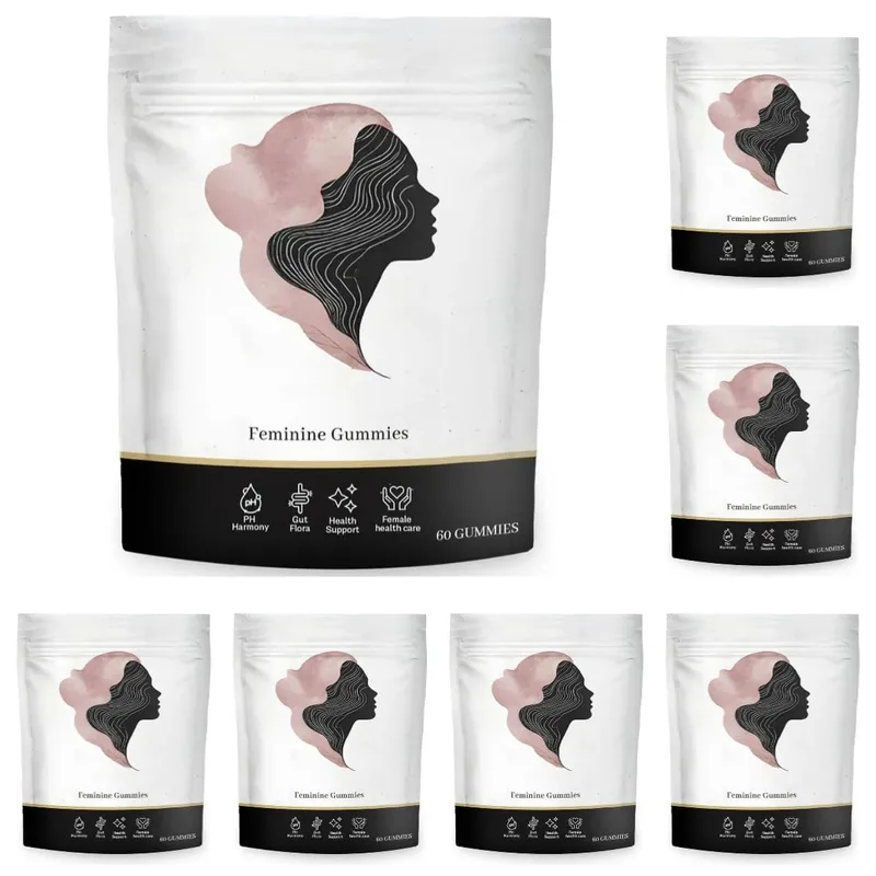 Vaginální Flora Gummies s Lactobacillus Acidophilus a vitamínem C Podpora pro rovnováhu ženského mikrobiomu 60 Gummies — image 13