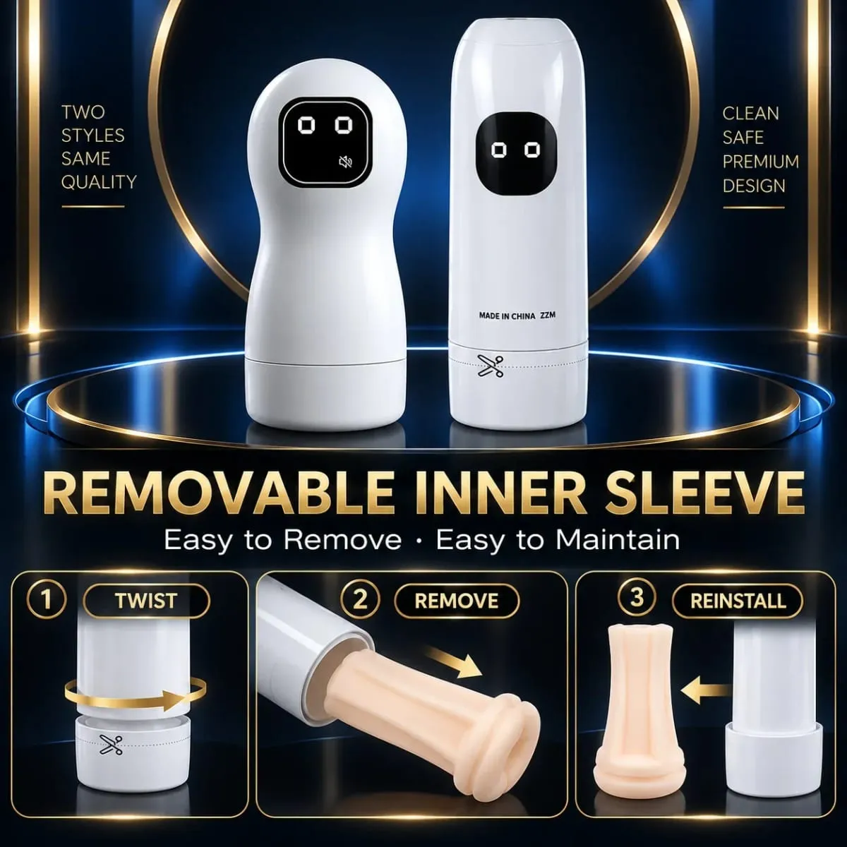 Male Sucking Masturbator Artificial Vagina Sex Products for Intimate Toy Oral Job Stimulator Artificial Vagina Trainer for 18+ — image 4