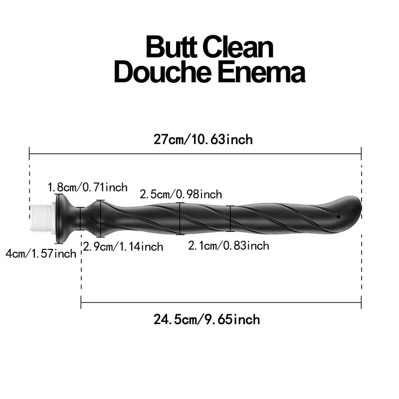 Silicone Anal Vaginal Douche Butt Plug Multi-Function Enema Plug-In Shower Anal Dilators Mga Pang-adulto Mga Laruan ng Pang-adulto Mga Laruang Pang-Sex — image 10