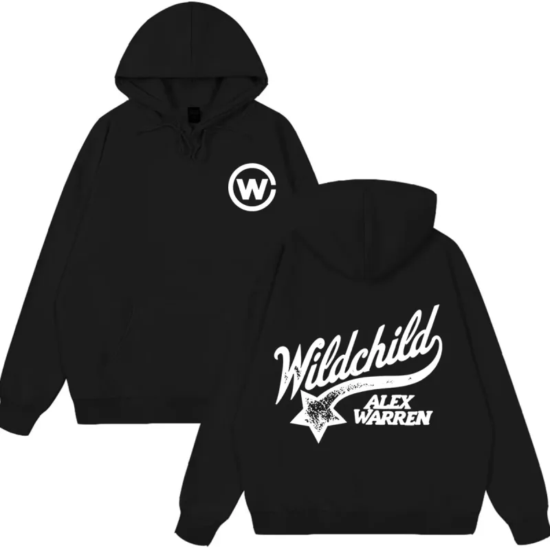 Alex Warren Album Wild Child Tour 2026 Merch Hoodie Men Women Fashion Vintage Sweatshirts Long Sleeves Loose Oversized Pullover