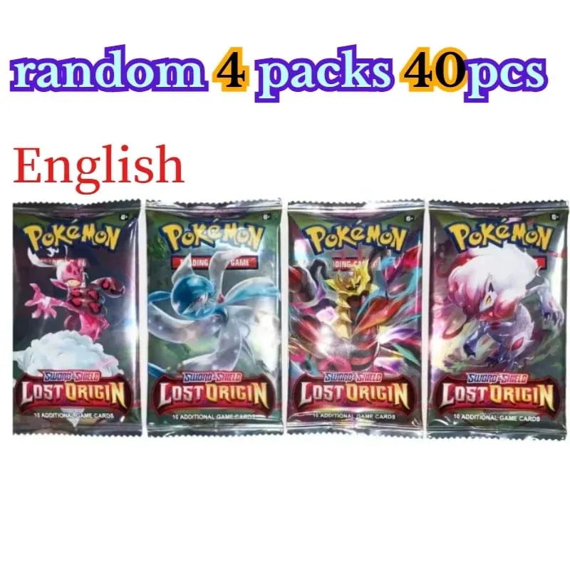zábava 40 kusů Pokemon Card Pack 4 sady Sun Moon Violet 151 Angličtina Sběratelské karty Sběratelské hračky Halloween Dárek Fantasy Sci-Fi — image 24