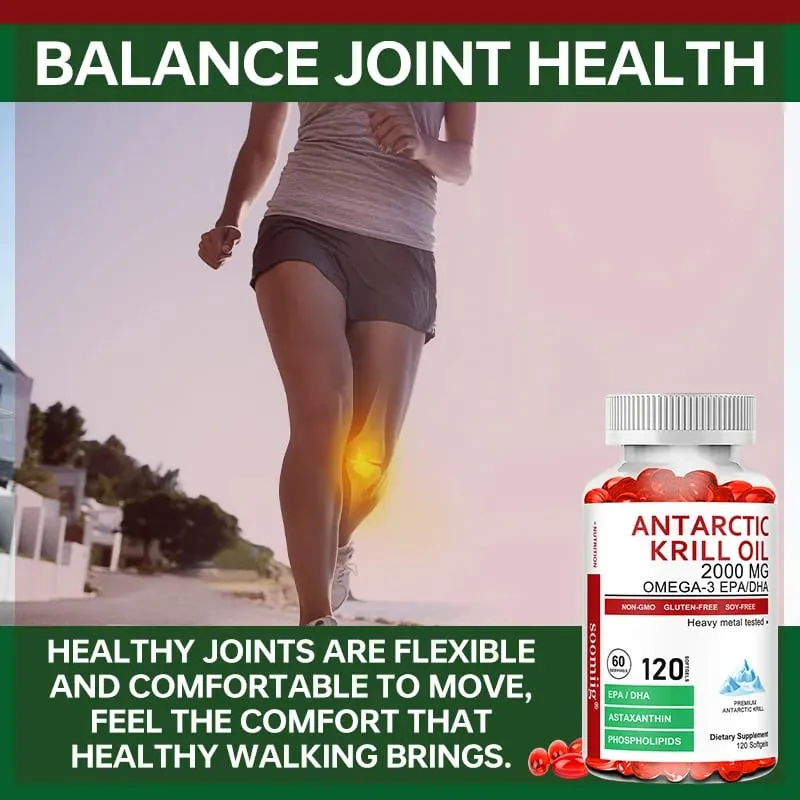 Antarctische krilloliecapsules 2000 mg Omega-3 EPA & DHA met astaxanthinesupplement afkomstig van rode krill Maximale sterkte — image 4