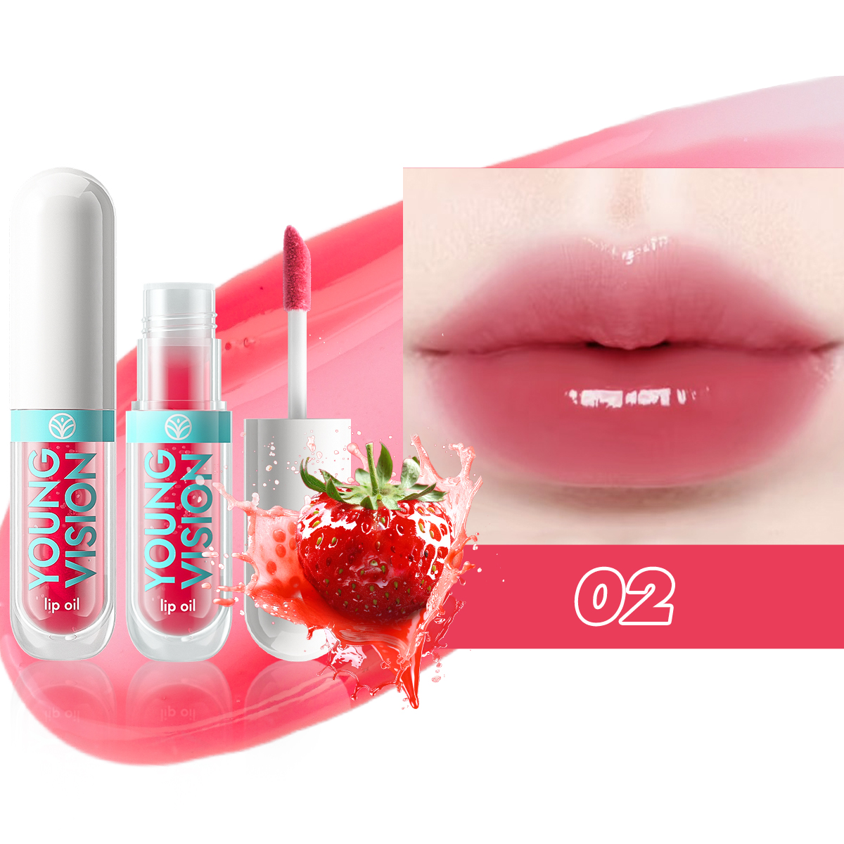 6 brilho labial que muda de cor, aroma frutado, hidratante e de longa duração, hidratação suave, tonalidade labial ativada por temperatura — image 10