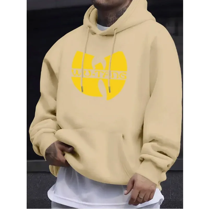 Hip Hop Années 90 Wu Clan T-tangs Hoodie Men Women's Casual Autumn Winter Vintage Hoodies Fleece Long Sleeve Hooded Sweatshirts — image 4