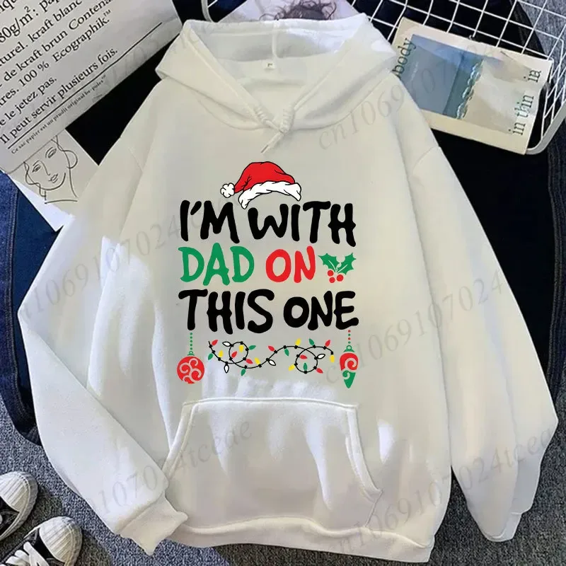 Christmas Couple Matching Hoodies Set I Don't Do Matching Christmas Outfits Santa Hat Print Hoodies Funny Family Xmas Party Gift — image 16