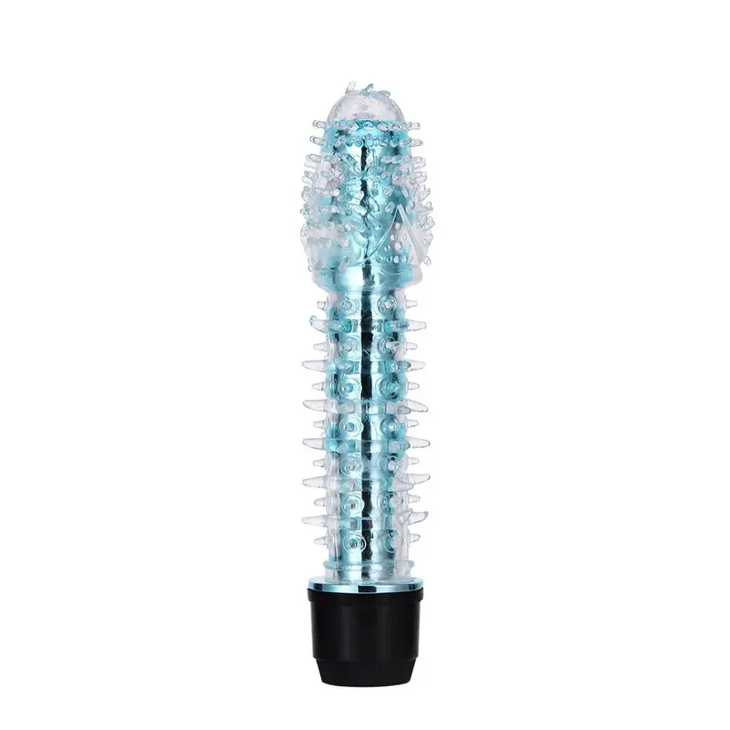 Small Bald Vibrators G-Spot Vibrator for Women Realistic Jelly Dildo with Thorn Dragon Beard Clitoris Stimulator Adult Sex Toys — image 13
