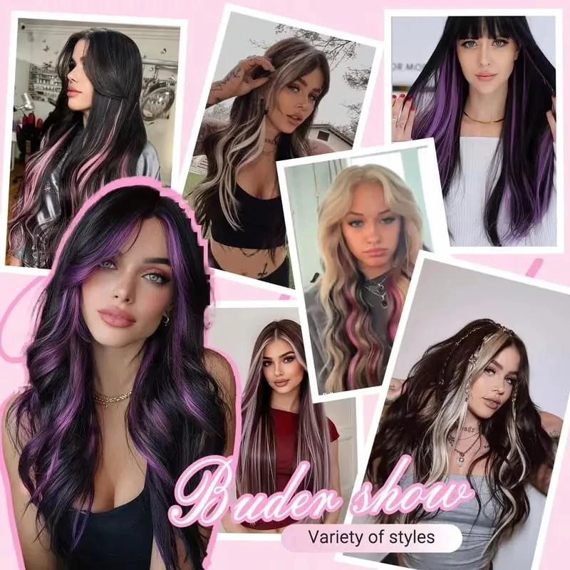 24Inch Synthetic 10pcs Long Straight Clip‑in Hair Extension Easy Install Hairpiece for Women Daily Party Hairstyle Accessory — image 6