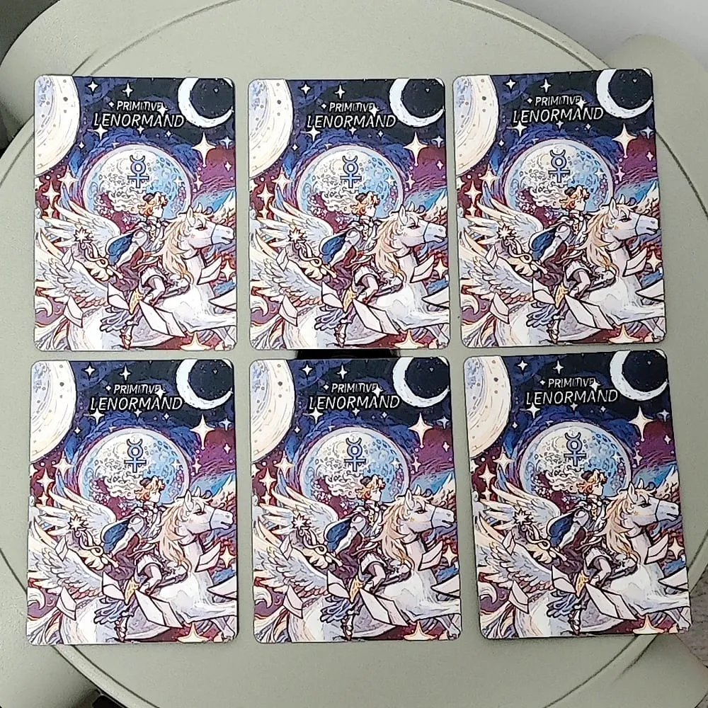 42 Pcs Beginner-Friendly Lenormand Cards Primitive Lenormand Deck Rana System 9*6cm — image 6