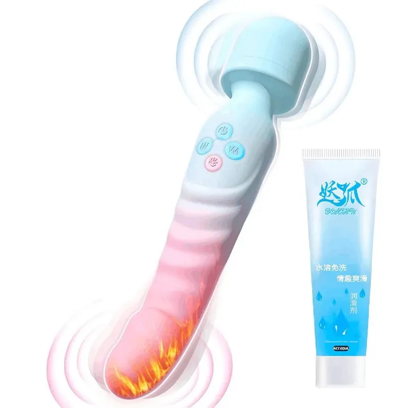 3‑in‑1 Silicone Vibrator Magic Wand Massager Multi Vibration Modes Clitoris G‑Spot Stimulator Female Vagina Massager Sex Toys