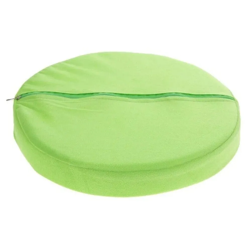 Soft Round Fruit Pillow Simulation Fruit Slice Print Seat Cushion Stuffed Inner Plush Fabric Sofa Cushion Sofa Decor — image 3