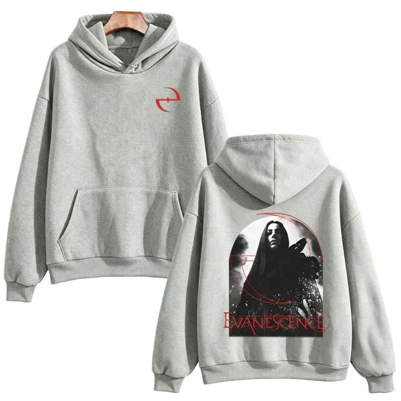 Sanctuary Logo Hoodie Evanescence Rock Band Pullovers Fashion Unisex High Street Sweatshirts Casual Long Sleeve Loose Streetwear — image 8