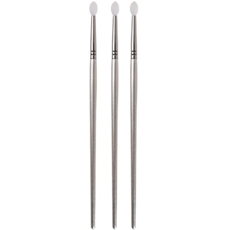 1 st Silikon Shiny Eyeshadow paljetter Makeup Borstar Gloss Ögonskugga Make up Brush Läppbalsam Ansikte Liten Mask skönhetsverktyg